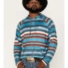 Rock & Roll Denim Men's Serape Stripe Print Hooded Sweatshirt -Ariat Shop 2000376205 402 P1