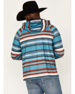 Rock & Roll Denim Men's Serape Stripe Print Hooded Sweatshirt -Ariat Shop 2000376205 402 P4
