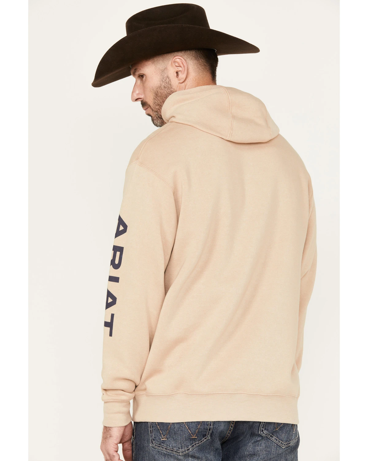 Ariat Men's Logo Hooded Sweatshirt 6 Ariat Men's Logo Hooded Sweatshirt - Image 4