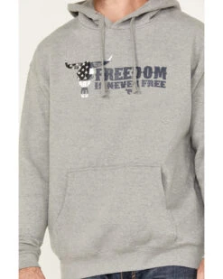 Cowboy Hardware Men's Freedom Is Never Free Graphic Hooded Sweatshirt 8 Cowboy Hardware Men's Freedom Is Never Free Graphic Hooded Sweatshirt -Ariat Shop 2000378839 020 P3