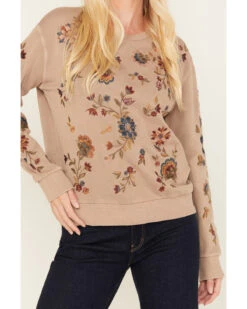 Driftwood Women's Embroidered Teddy Sweatshirt -Ariat Shop 2000378937 251 P3