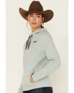 Cinch Women's Heather Cowl Neck Hoodie 7 Cinch Women's Heather Cowl Neck Hoodie -Ariat Shop 2000379909 442 P2