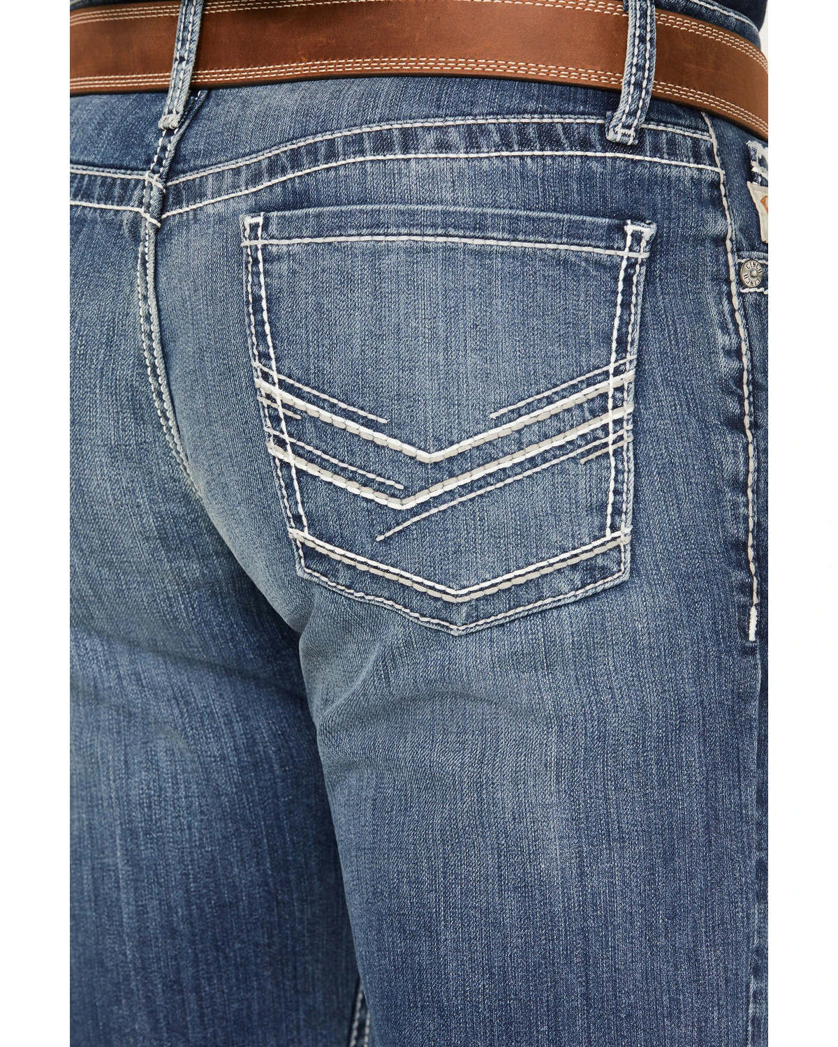 Cinch Men's Ian Medium Stonewash Slim Boot Performance Stretch Denim 6 Cinch Men's Ian Medium Stonewash Slim Boot Performance Stretch Denim - Image 4