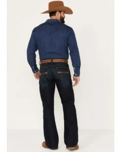 Cinch Men's Carter 2.0 Dark Rinse Relaxed Boot Performance Stretch Denim Jeans -Ariat Shop 2000380104 402 P3