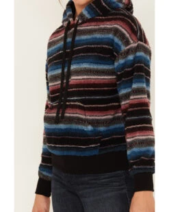 RANK 45 Women's Serape Stripe Plush Fleece Hoodie -Ariat Shop 2000380744 001 P3