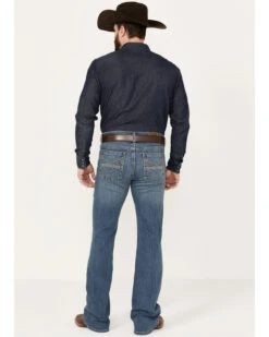 Cody James Men's Light A Shuck Medium Wash Relaxed Bootcut Stretch Denim Jeans -Ariat Shop 2000381085 413 P3