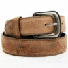 Moonshine Spirit Men's Tan Cutaway Leather Belt