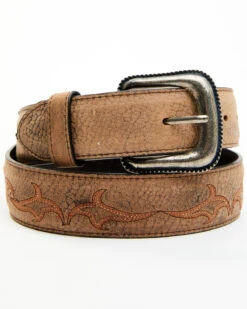 Moonshine Spirit Men's Tan Cutaway Leather Belt