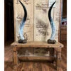 Shawnee Trading Post Mounted Genuine Longhorn Stands On Cowhide Base -Ariat Shop 2000382548 200 P1