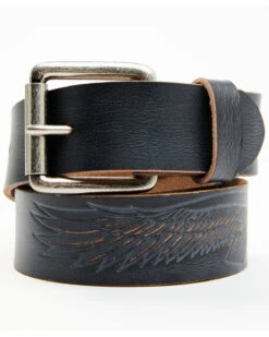 Brothers & Sons Men's Tooled Flying Eagle Belt