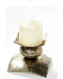 J. Alexander Short Pair Stamped Candle Holders -Ariat Shop 2000384035 040 P3