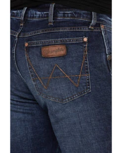 Wrangler Retro Men's Holsteiner Dark Wash Slim Boot Stretch Denim Jeans -Ariat Shop 2000384265 400 P4