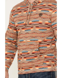 Rock & Roll Denim Men's Southwestern Print Hooded Sweatshirt -Ariat Shop 2000385202 280 P3