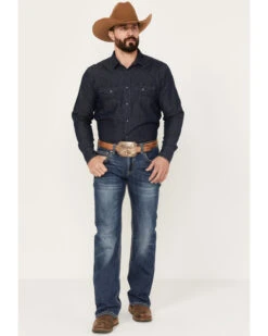 Rock & Roll Denim Men's Medium Wash Straight Reflex Denim Jeans 8 Rock & Roll Denim Men's Medium Wash Straight Reflex Denim Jeans -Ariat Shop 2000386196 414 P3