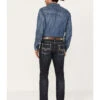 Rock & Roll Denim Men's Revolver Dark Vintage Wash Slim Straight Reflex Denim Jeans -Ariat Shop 2000386197 416 P1