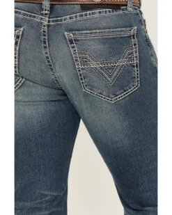 Rock & Roll Denim Men's Revolver Medium Vintage Wash Slim Straight Reflex Denim Jeans -Ariat Shop 2000386198 414 P2