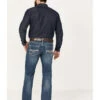 Rock & Roll Denim Men's Pistol Medium Vintage Wash Bootcut Reflex Denim Jeans -Ariat Shop 2000386203 414 P1
