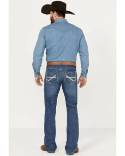 Cinch Men's Ian Medium Stonewash Slim Boot Performance Stretch Denim Jeans -Ariat Shop 2000386396 402 P3