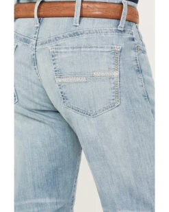Cinch Men's White Label Light Wash Relaxed Straight Stretch Performance Denim Jeans -Ariat Shop 2000386397 402 P4