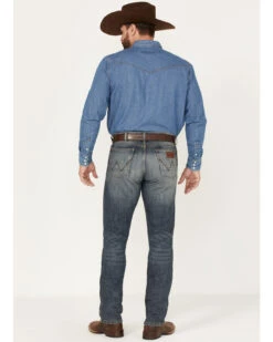 Wrangler Retro Men's Dark Night Medium Wash Slim Straight Stretch Denim Jeans 8 Wrangler Retro Men's Dark Night Medium Wash Slim Straight Stretch Denim Jeans -Ariat Shop 2000388947 414 P3