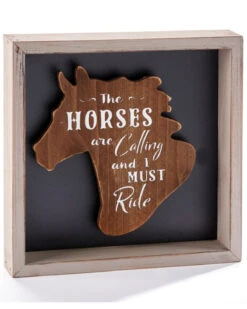 Giftcraft The Horses Are Calling And I Must Ride Frame Decoration