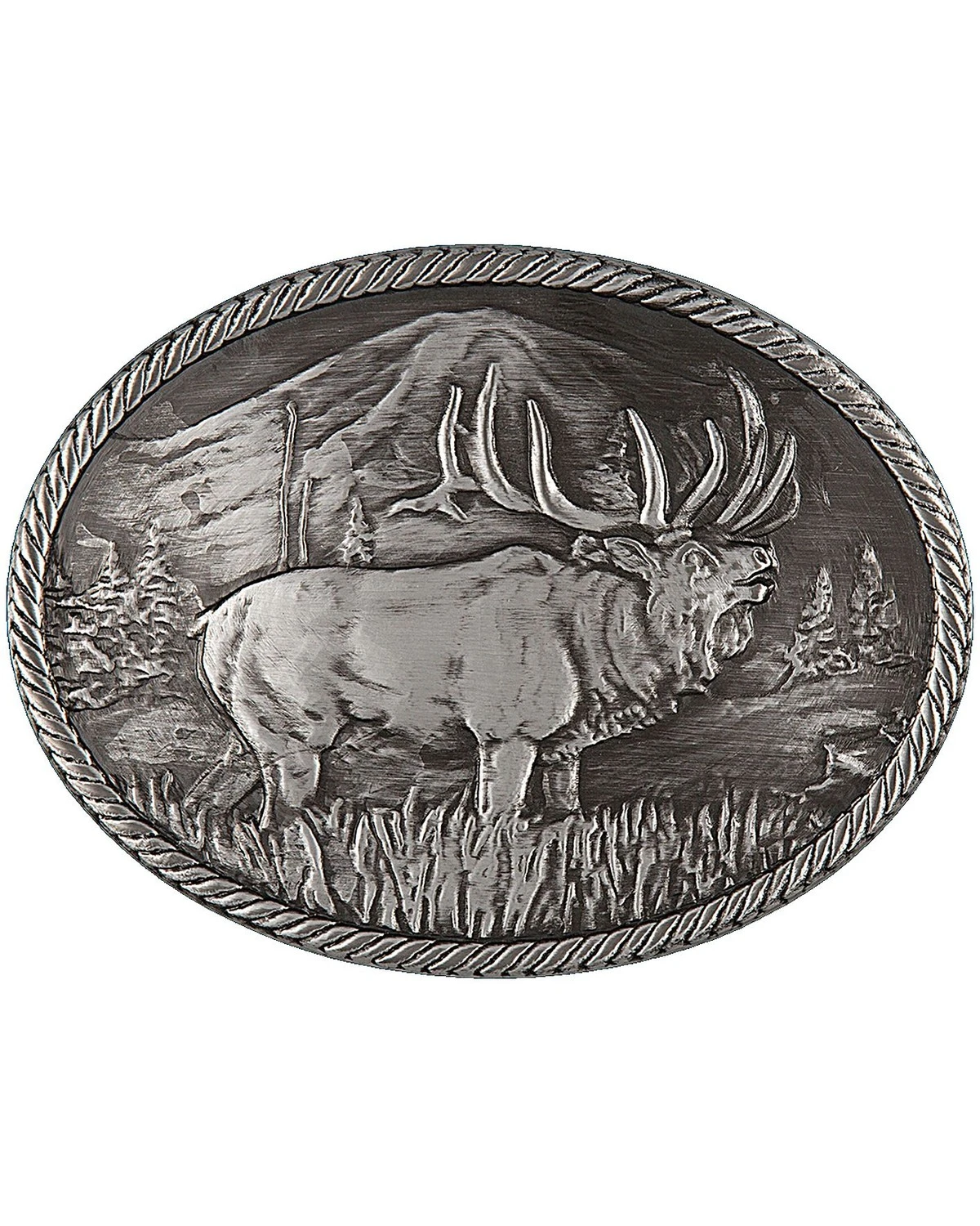 Montana Silversmiths Gunmetal Outdoor Series Wild Elk Carved Buckle 3 Montana Silversmiths Gunmetal Outdoor Series Wild Elk Carved Buckle