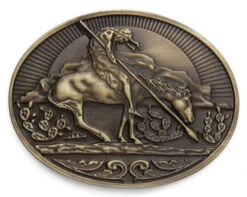 AndWest Men's End Of The Trail Belt Buckle